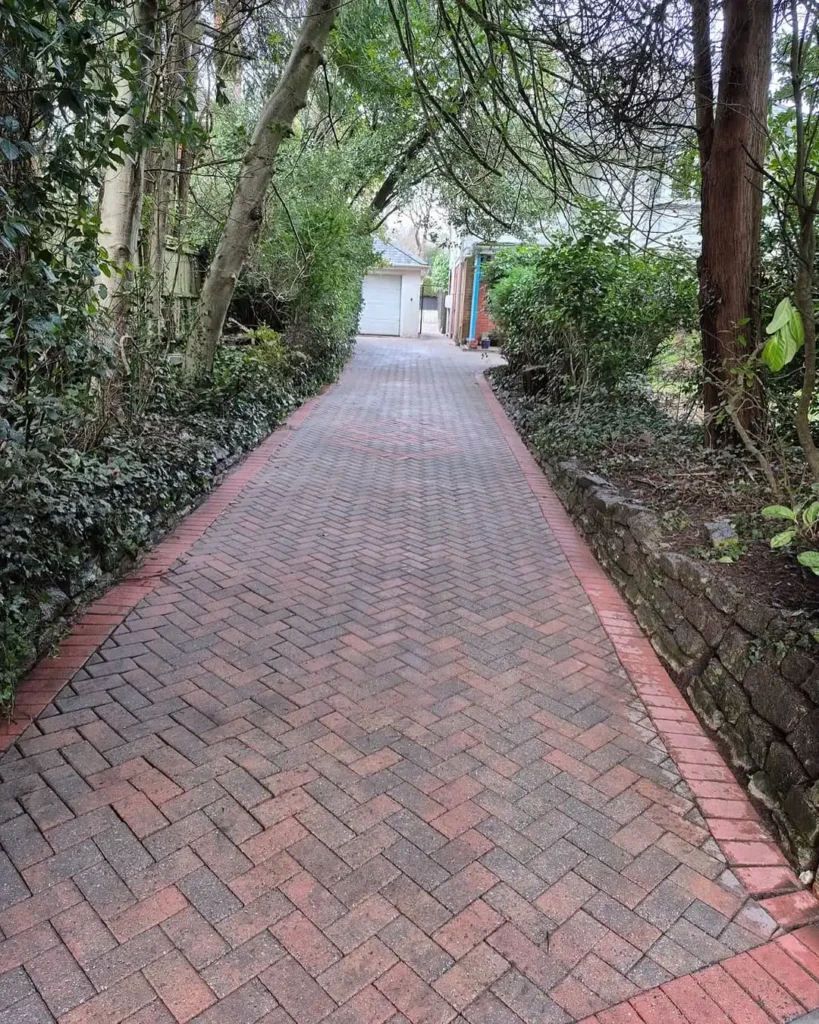 Block paving driveway installation in Bournemouth UK