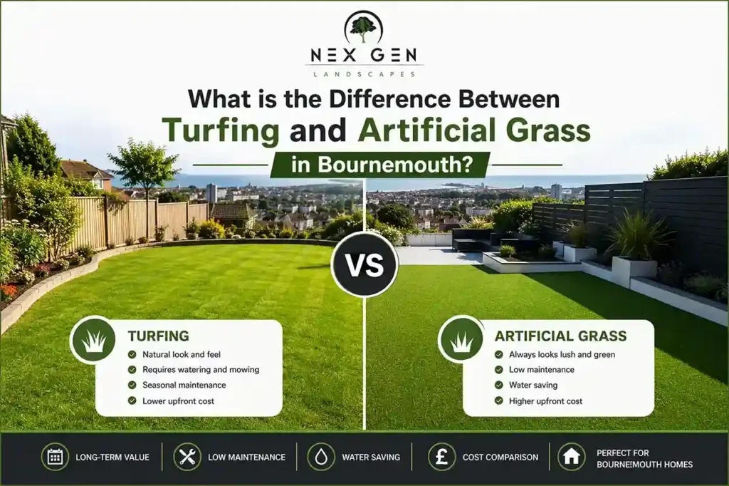 What is the Difference Between Turfing and Artificial Grass in Bournemouth