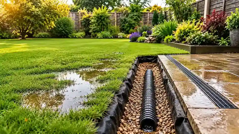 Garden Drainage Bournemouth | How Landscapers Fix It