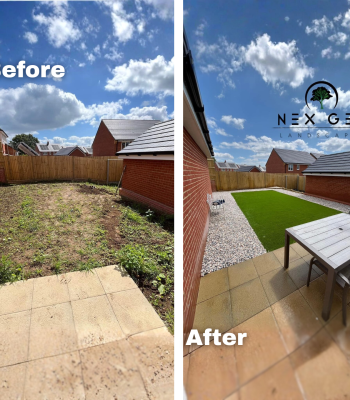 Artificial grass installation in Bournemouth by NexGen Landscapes