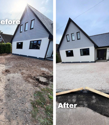 Block paving driveway installation Bournemouth UK