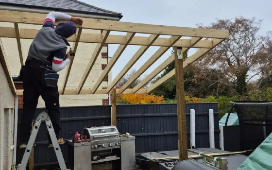 Wooden Garden Fencing Installation Bournemouth