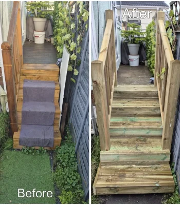 Composite decking services by NexGen Landscapes